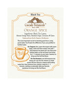 Black Tea, Orange Spice, Loose Leaf, 4 1/2 oz.