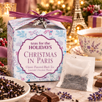 Christmas in Paris Black Tea – Lavender Chocolate, 12 Tea Bags