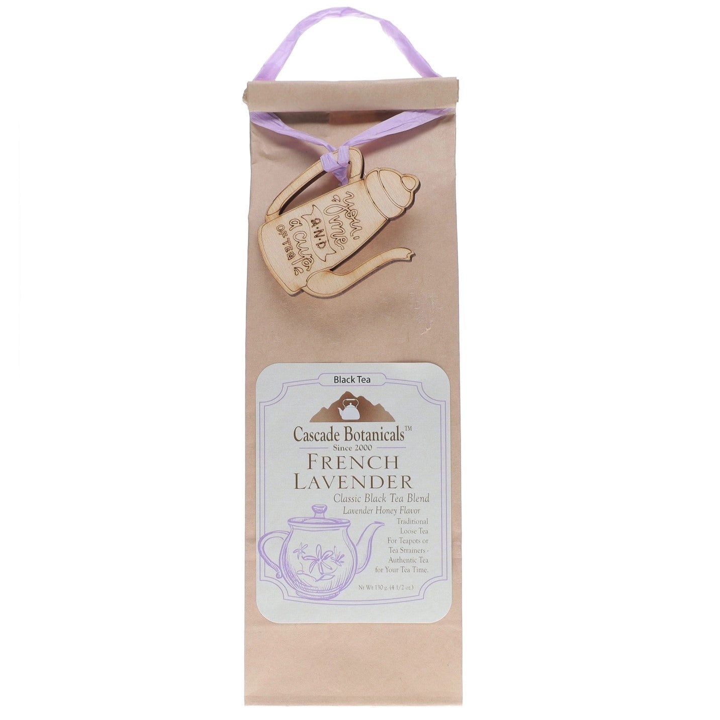 Black Tea, French Lavender, Loose Leaf, 4 1/2 oz.