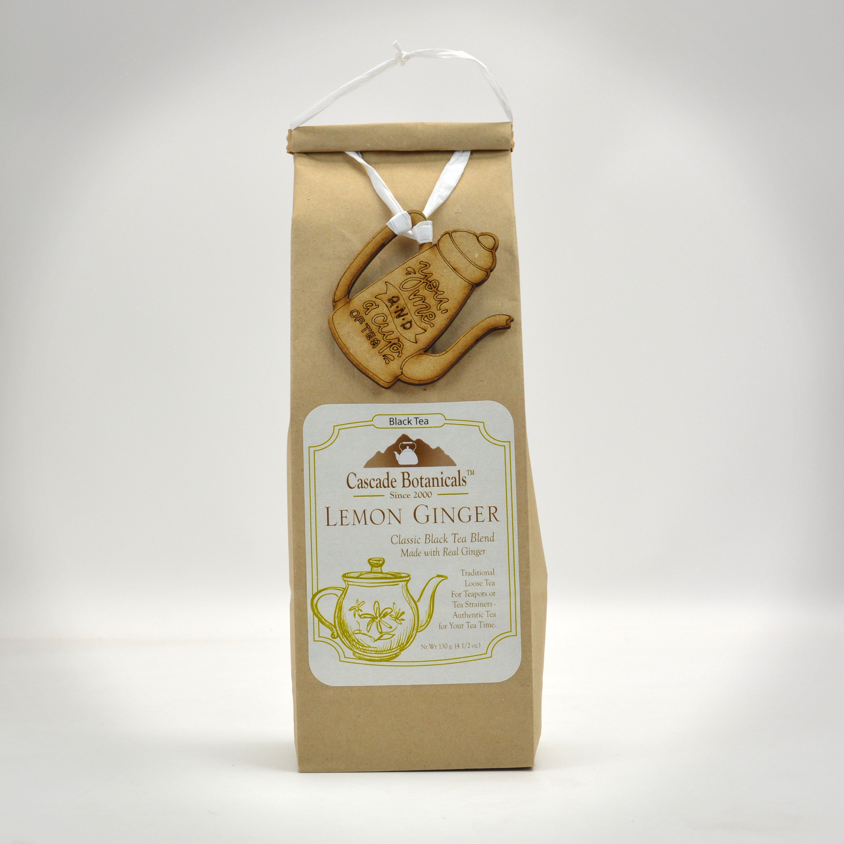 Black Tea, Lemon Ginger, Loose Leaf, 4 1/2 oz.