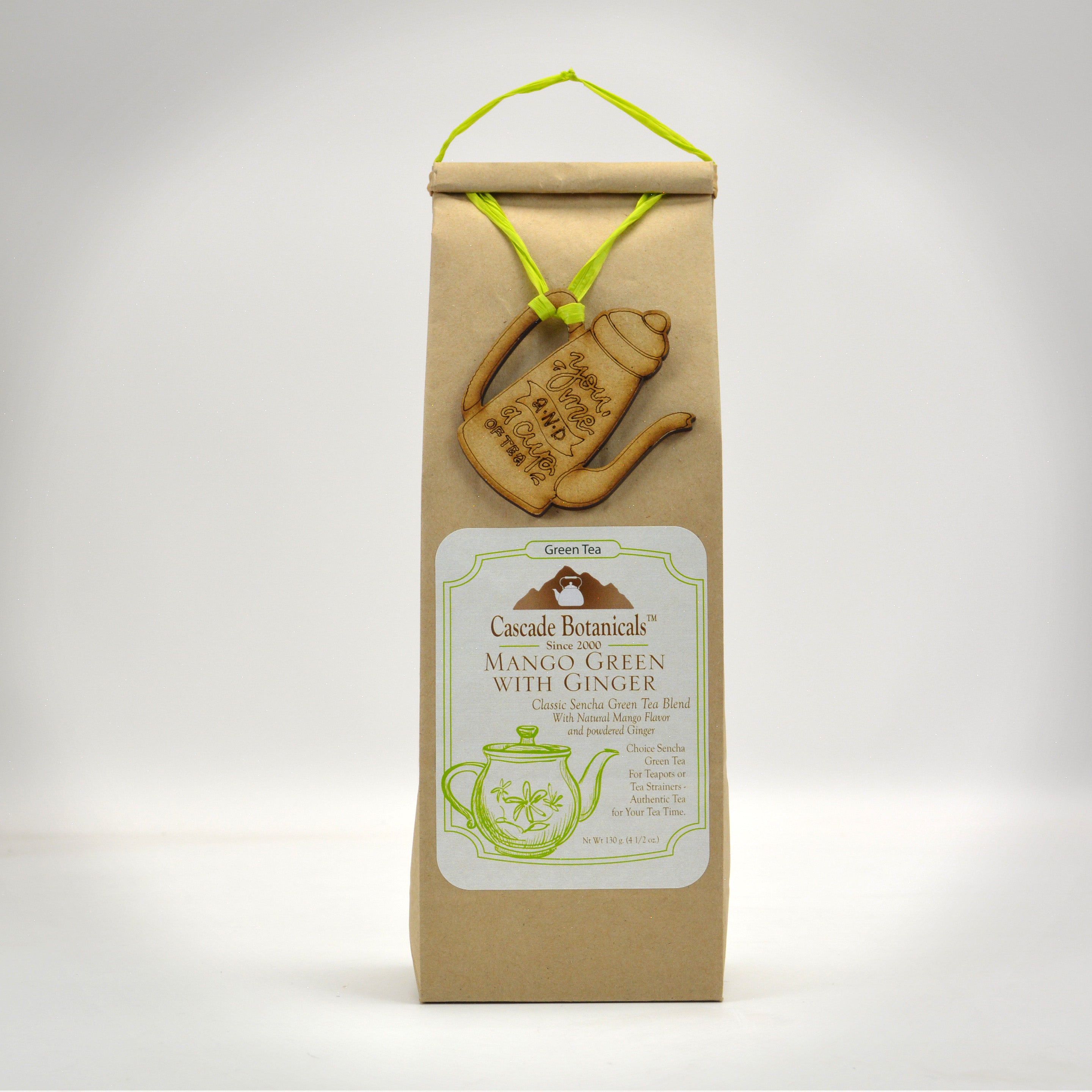 Green Tea, Mango Ginger, Loose Leaf, 4 1/2 oz.