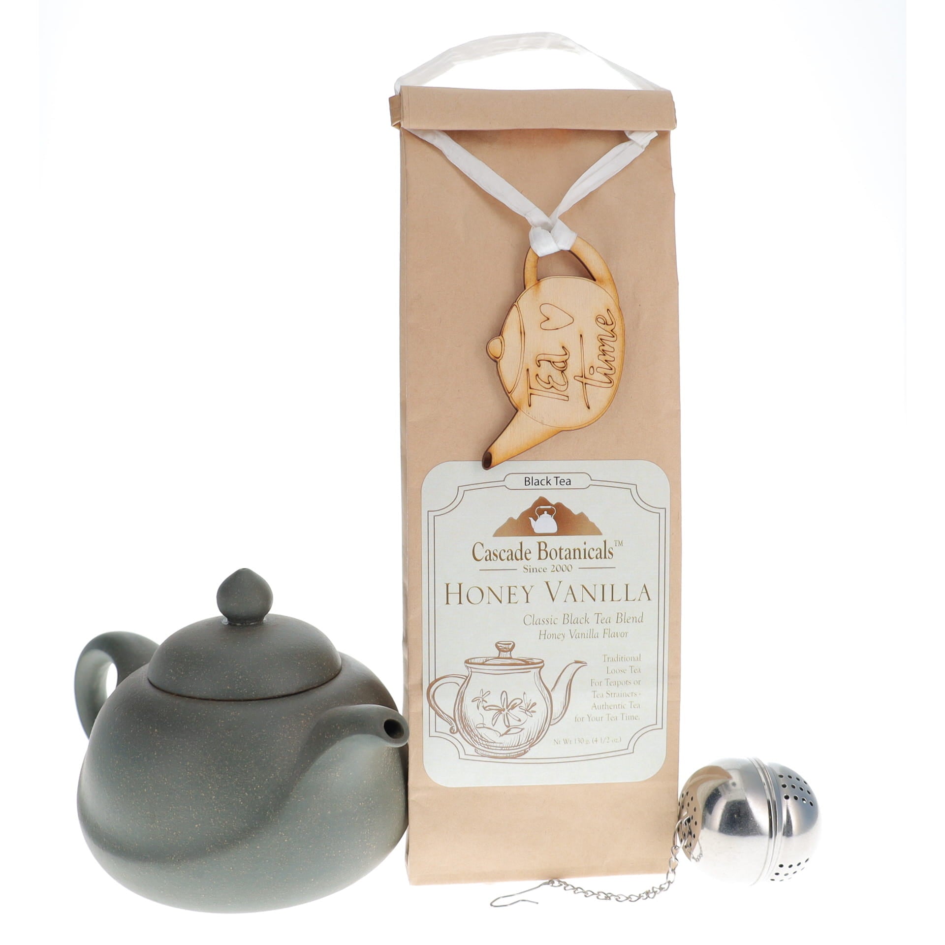 Black Tea, Honey Vanilla, Loose Leaf, 4 1/2 oz.