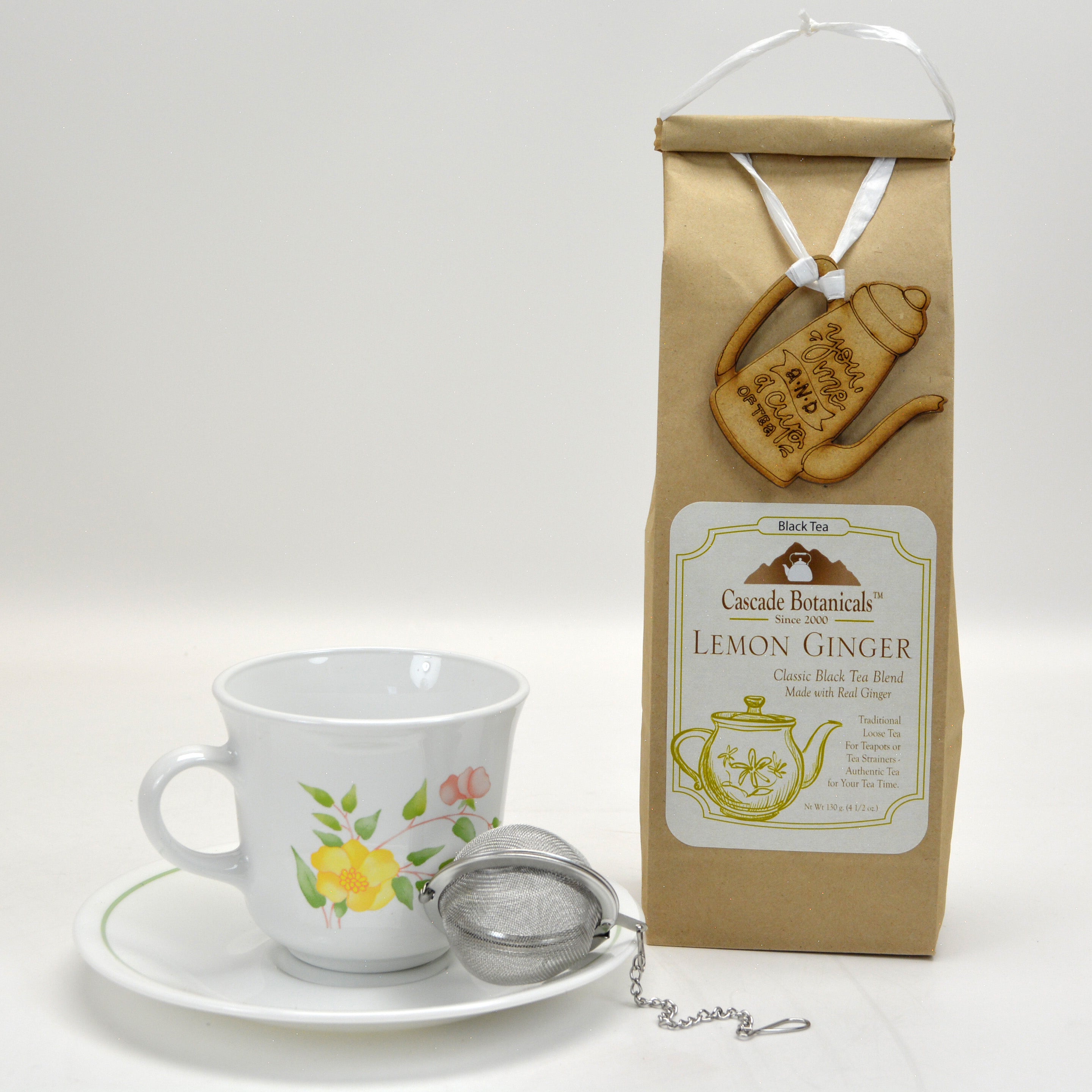 Black Tea, Lemon Ginger, Loose Leaf, 4 1/2 oz.