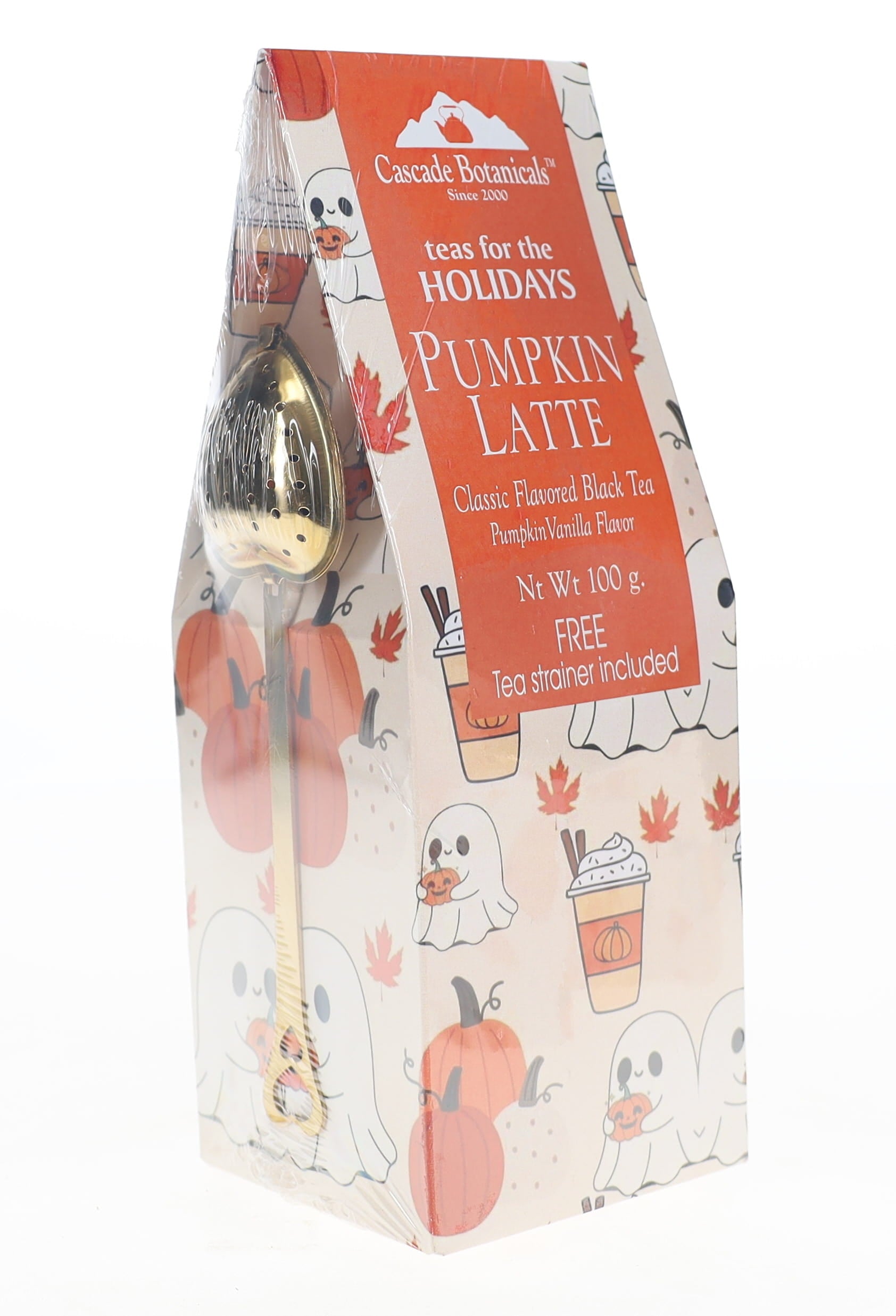 Pumpkin Spice Tea, with Free Tea Strainer, 100 grams tea leaves