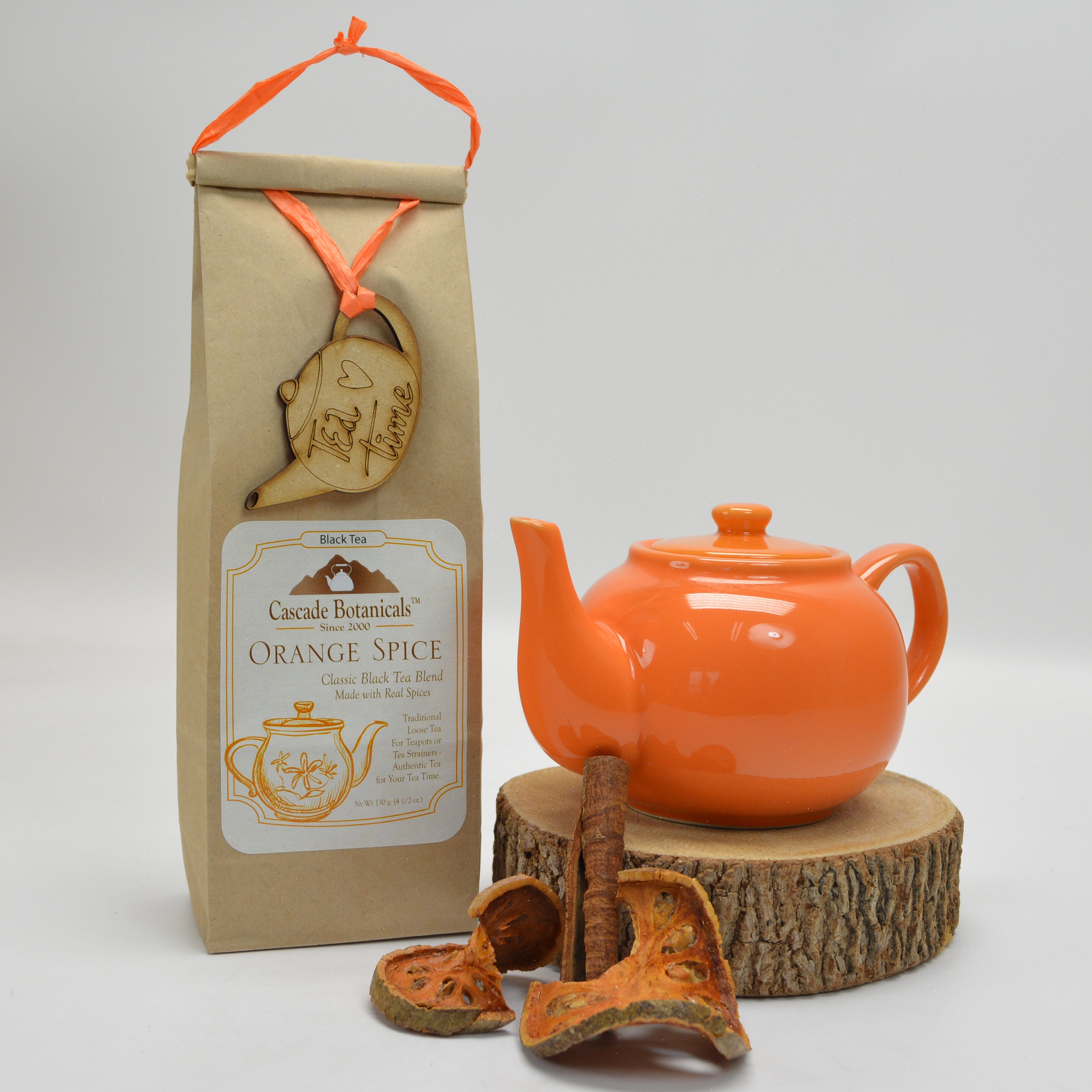 Black Tea, Orange Spice, Loose Leaf, 4 1/2 oz.