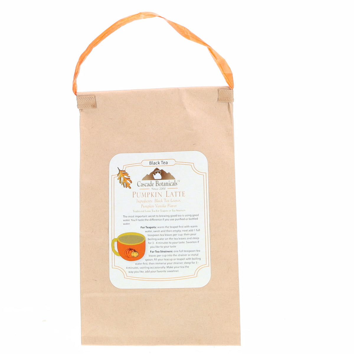 HH Pumpkin Latte Black Tea Loose Pack BK bag