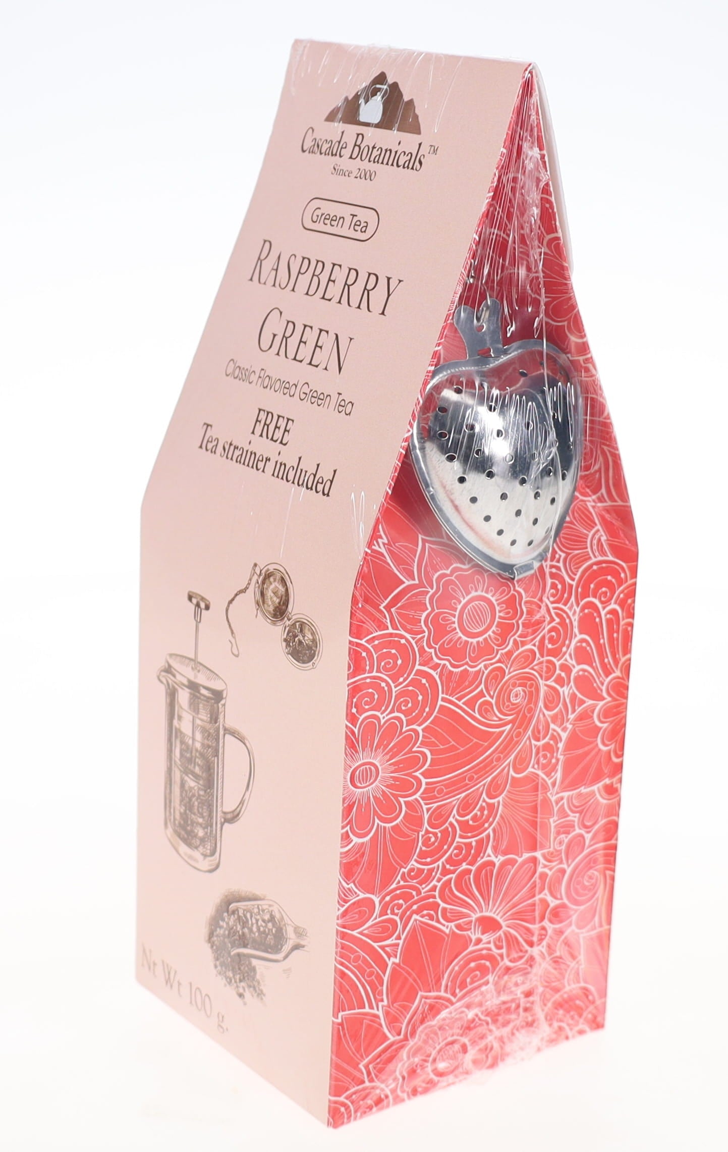 Loose Green Tea, Gourmet Tea with FREE TEA HEART STRAINER