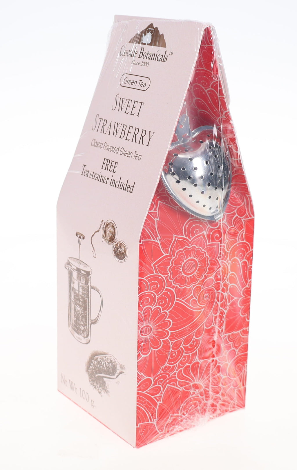 Loose Green Tea, Gourmet Tea with FREE TEA HEART STRAINER