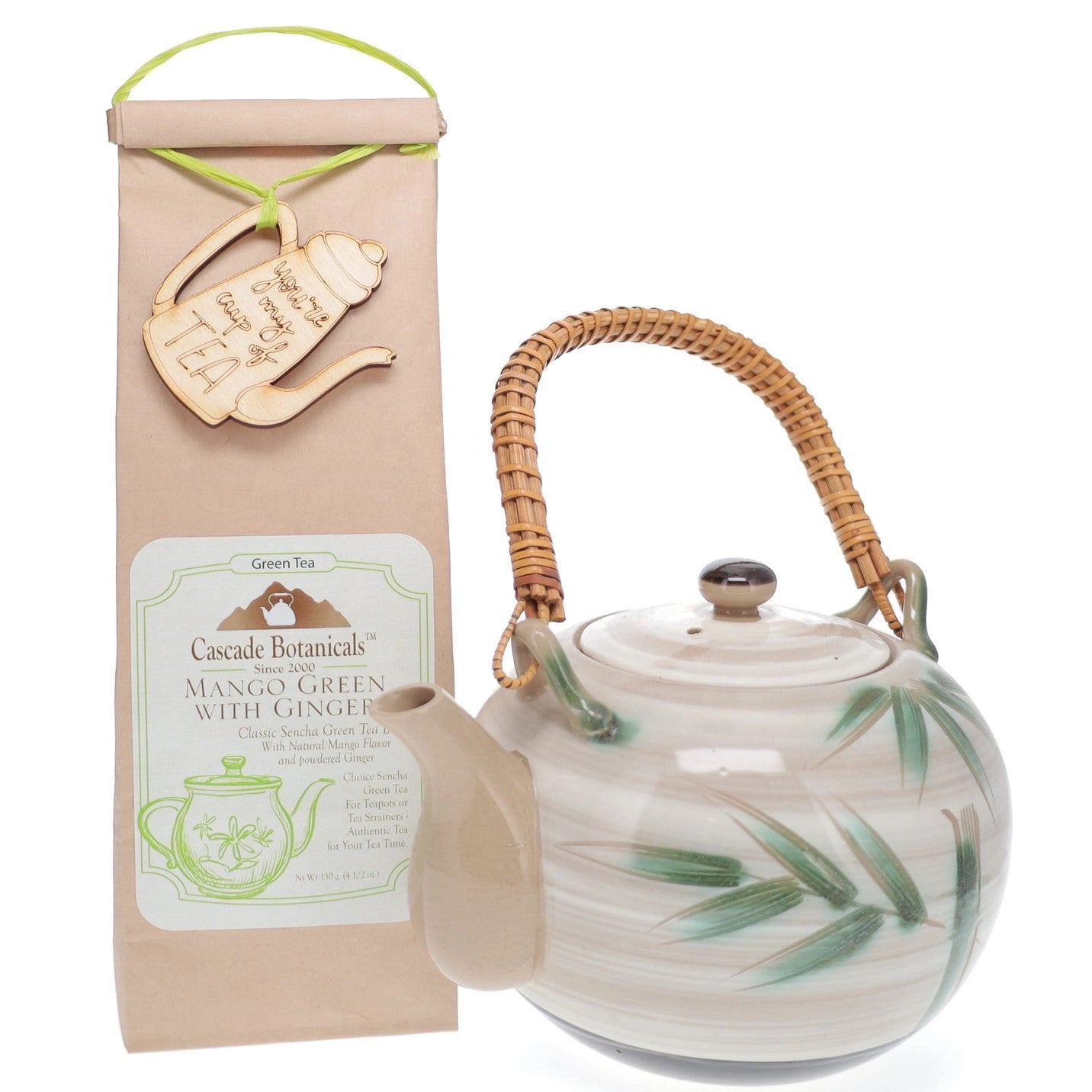 Green Tea, Mango Ginger, Loose Leaf, 4 1/2 oz.