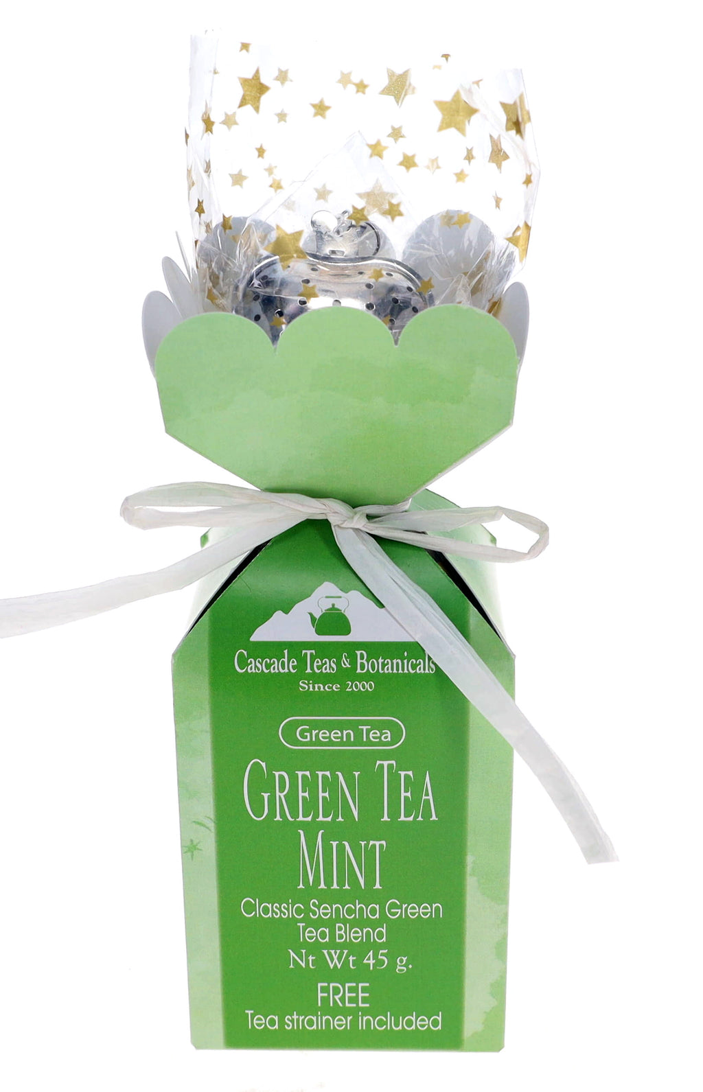 Premium Loose Green Tea Fancy Box with Infuser Include /Everyday🌿