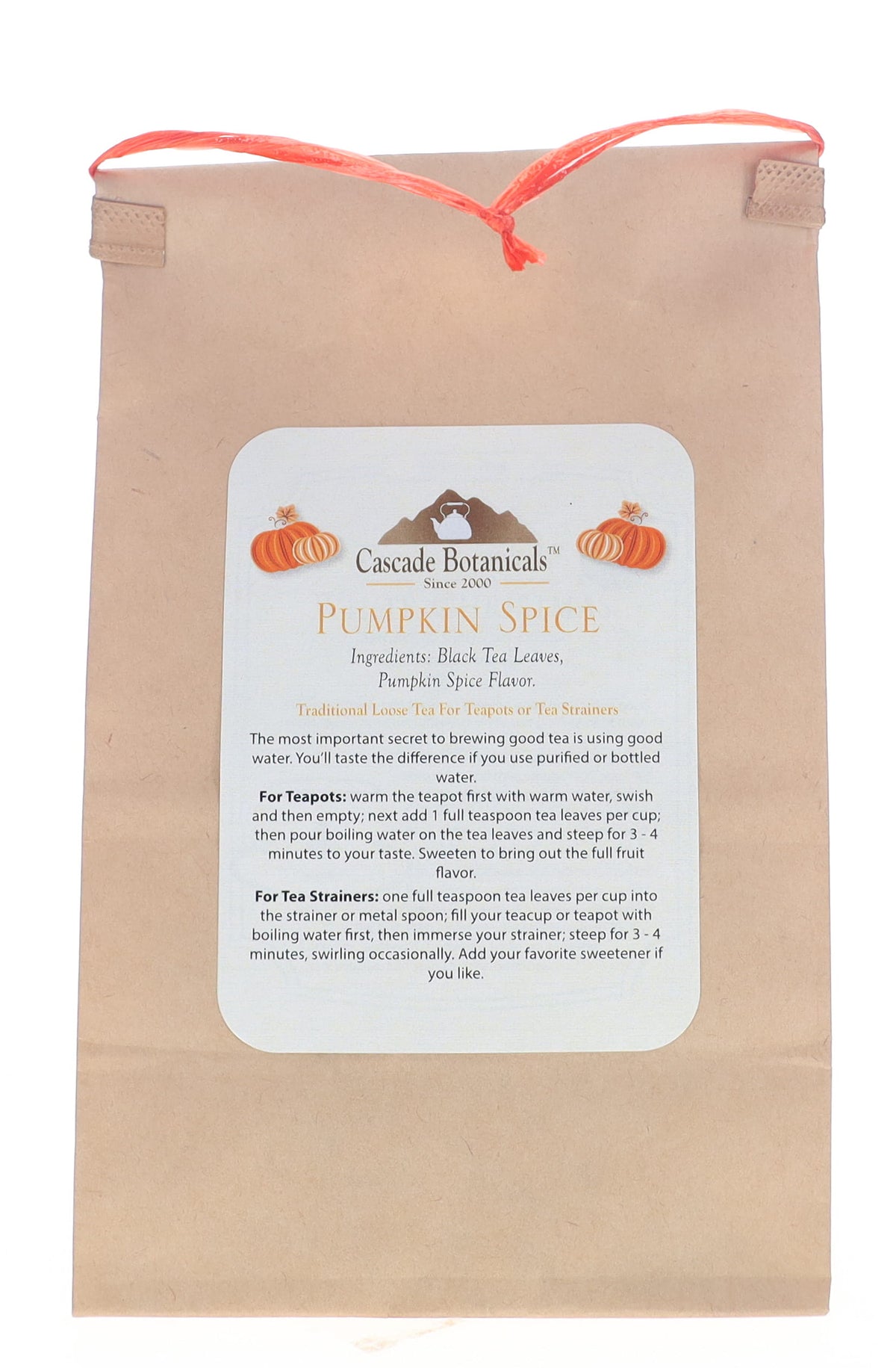Pumpkin Spice Premium Loose BLACK TEA