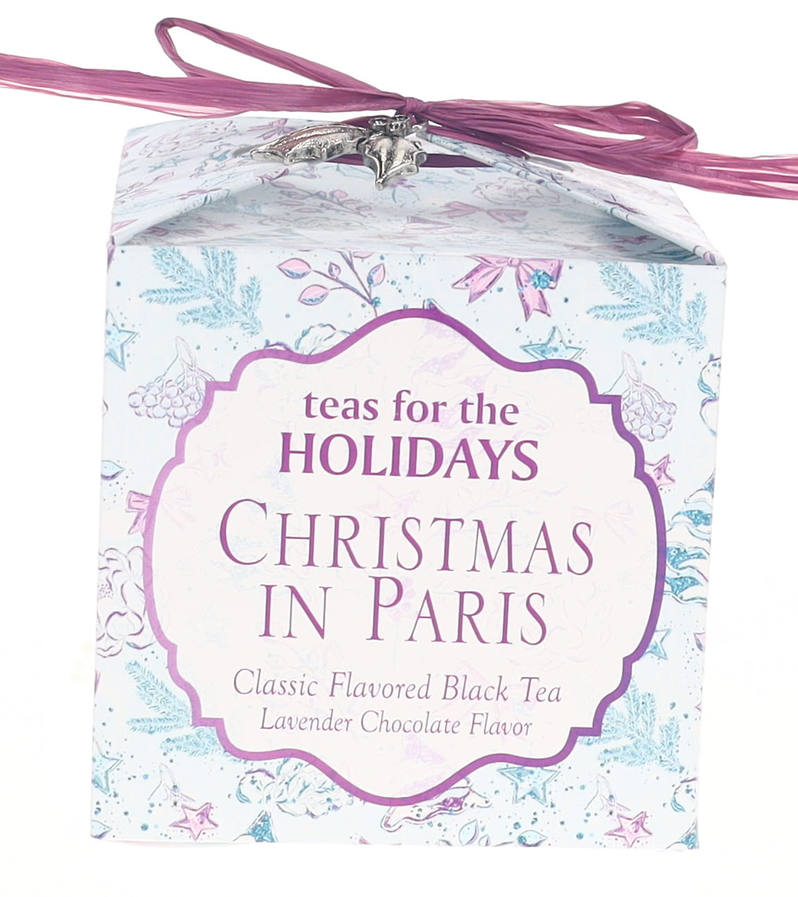 Christmas in Paris Black Tea – Lavender Chocolate, 12 Tea Bags