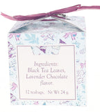 Christmas in Paris Black Tea – Lavender Chocolate, 12 Tea Bags
