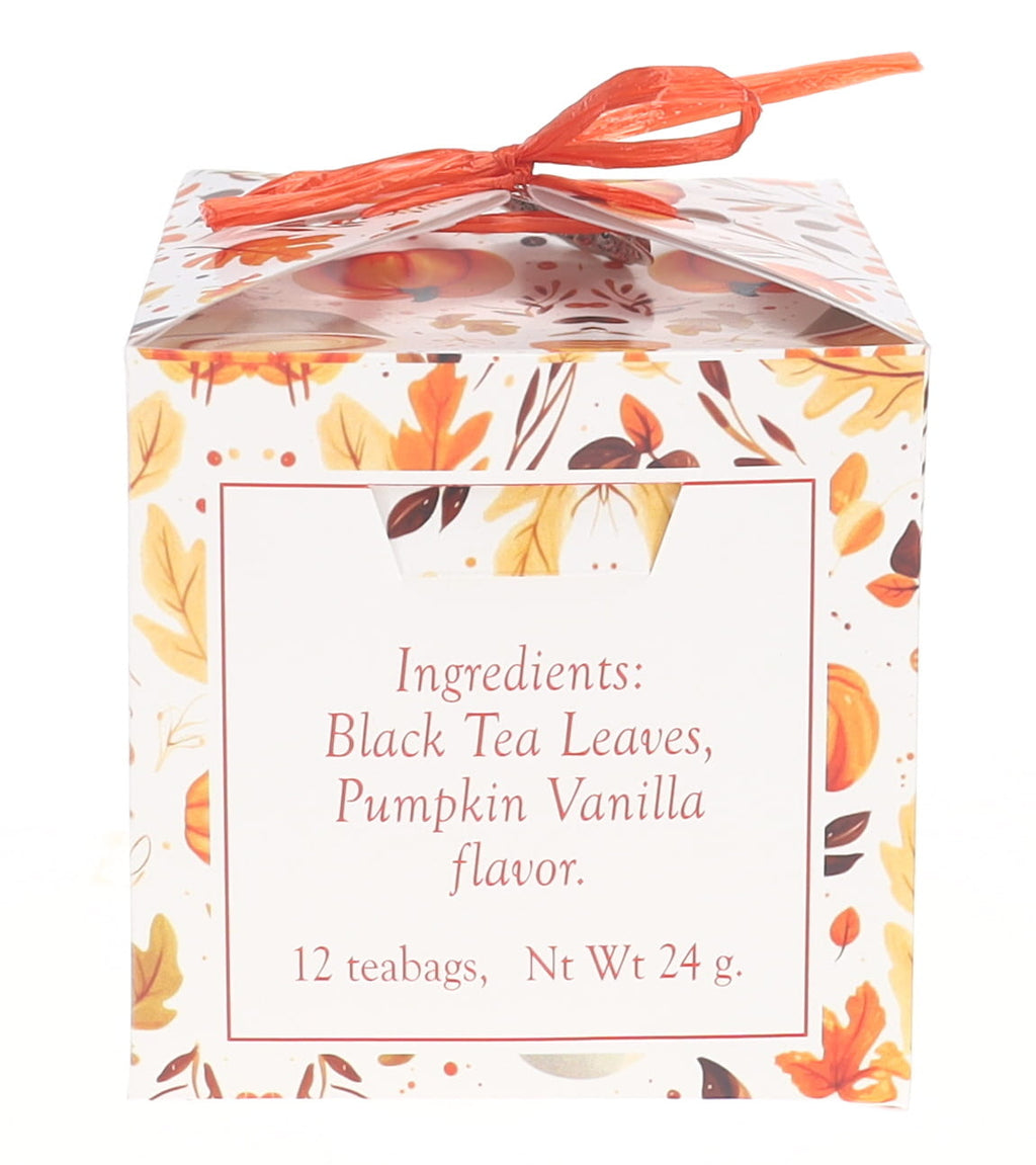 Pumpkin Latte, Cute Handmade Tea Box, Teabags