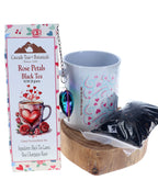 Valentine's Day Tea Mug Gift Set, Rose Petals Black Tea💕