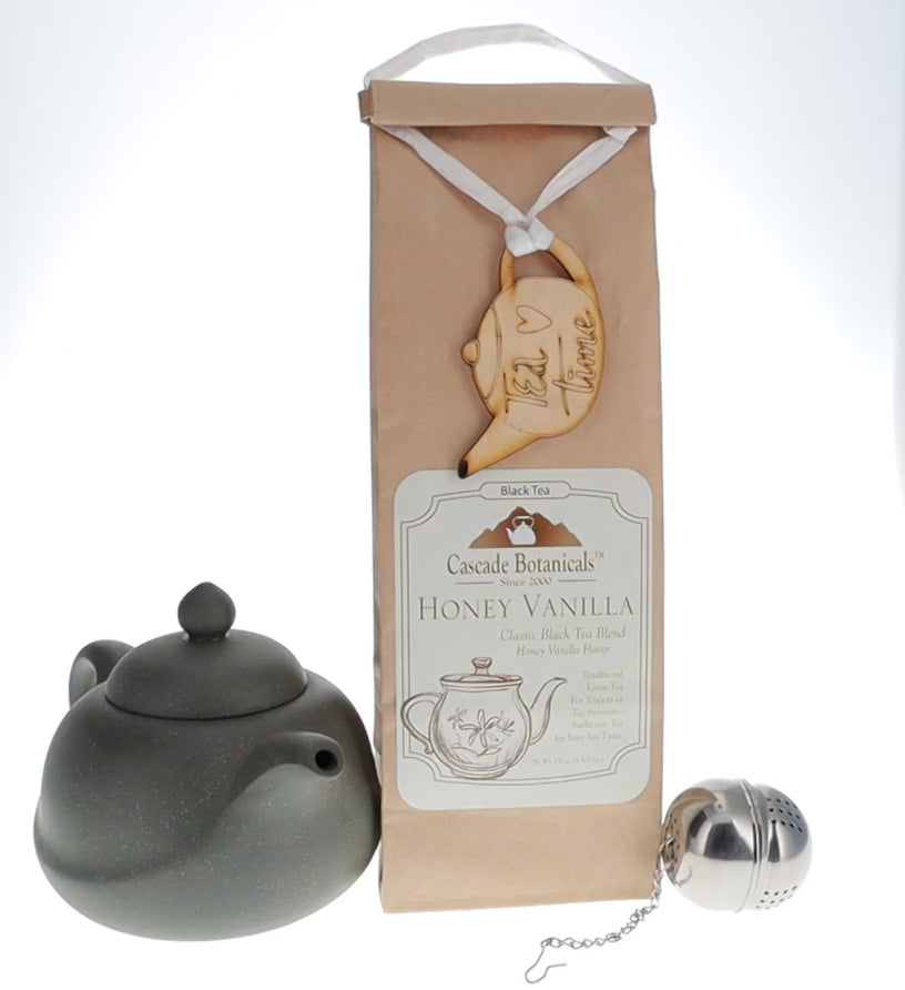 Black Tea, Honey Vanilla, Loose Leaf, 4 1/2 oz.
