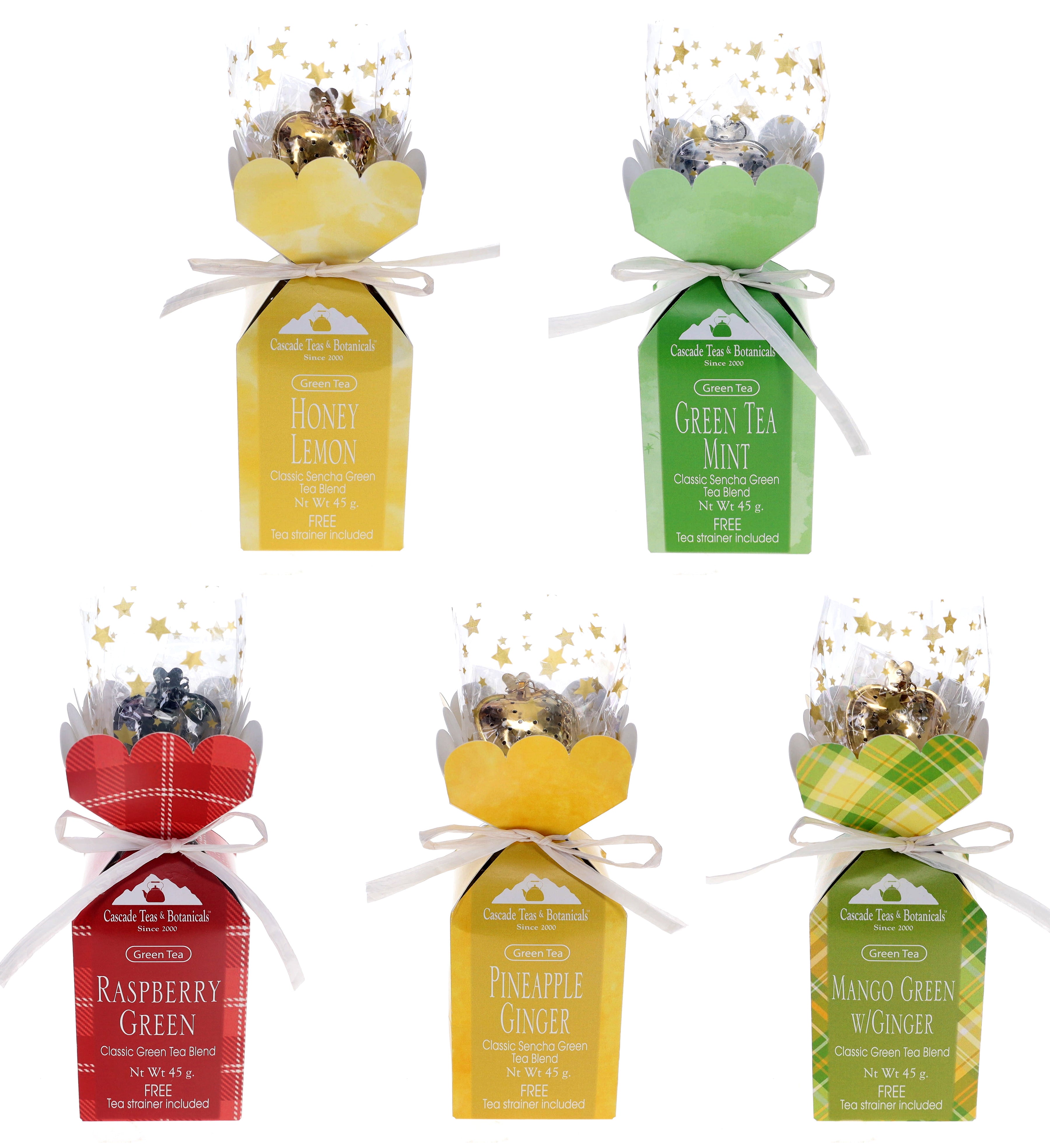 Premium Loose Green Tea Fancy Box with Infuser Include /Everyday🌿