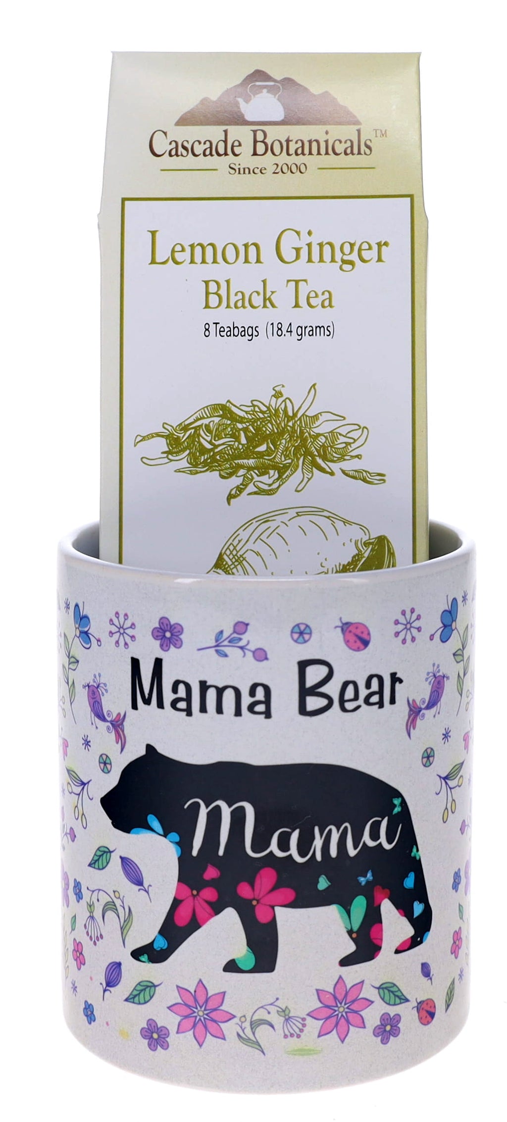 Black Tea Set Tea Bags, Mother's Day Mug Mama Bear