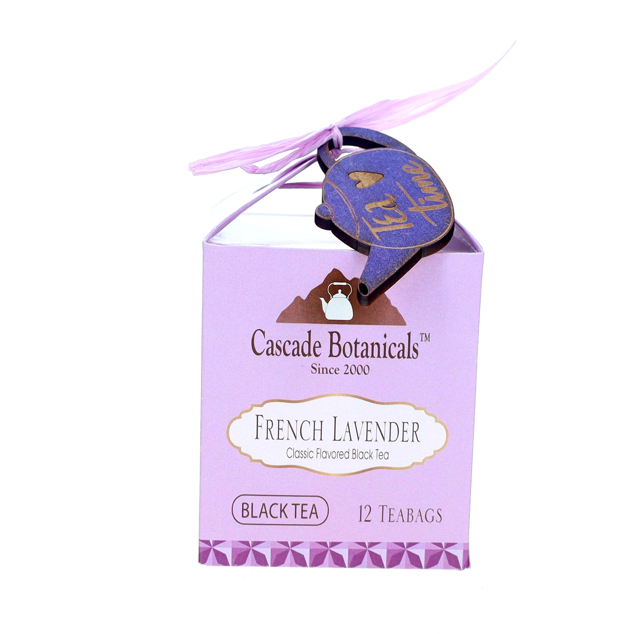 Black Tea with a Unique Pretty Wooden Charm