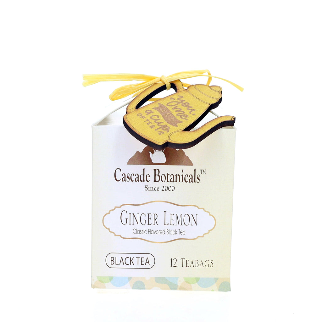 Black Tea with a Unique Pretty Wooden Charm