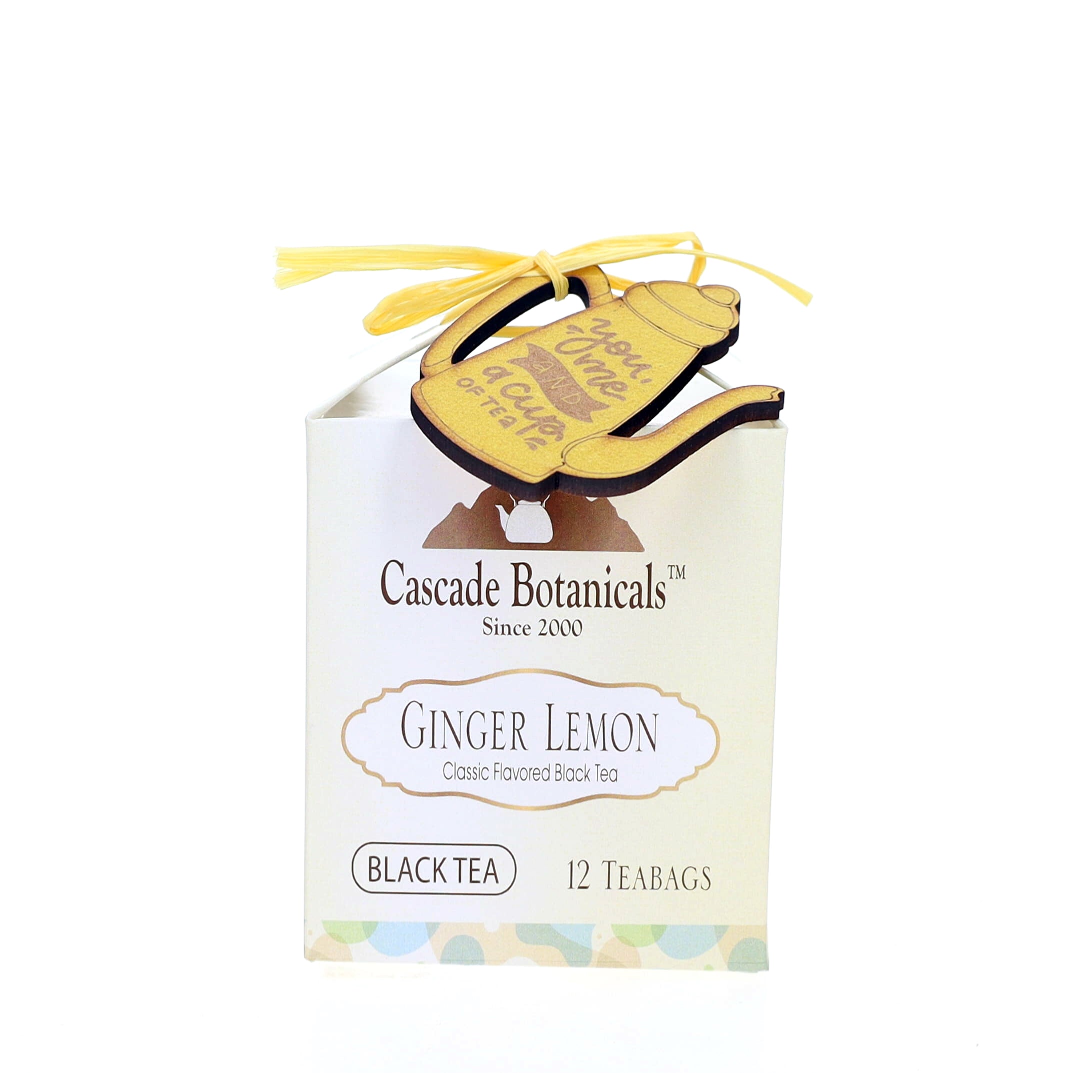 Black Tea with a Unique Pretty Wooden Charm