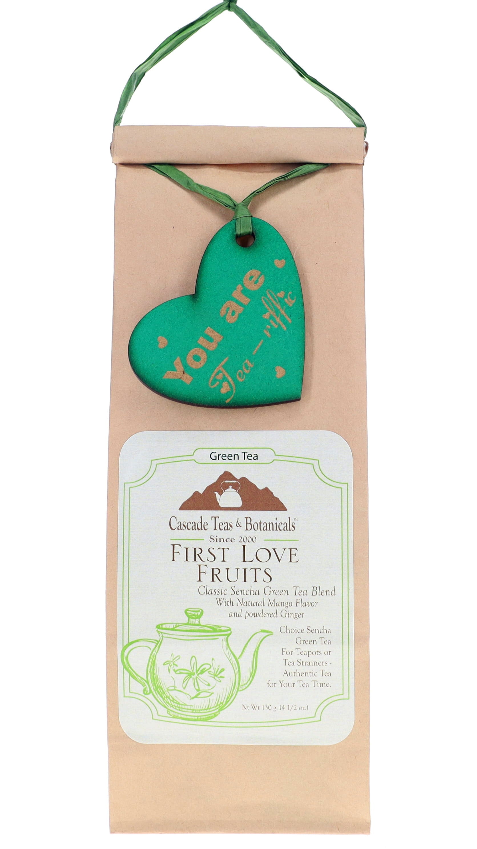 Green Tea Valentine's Day Collection with Wooden Heart Charm💖💕