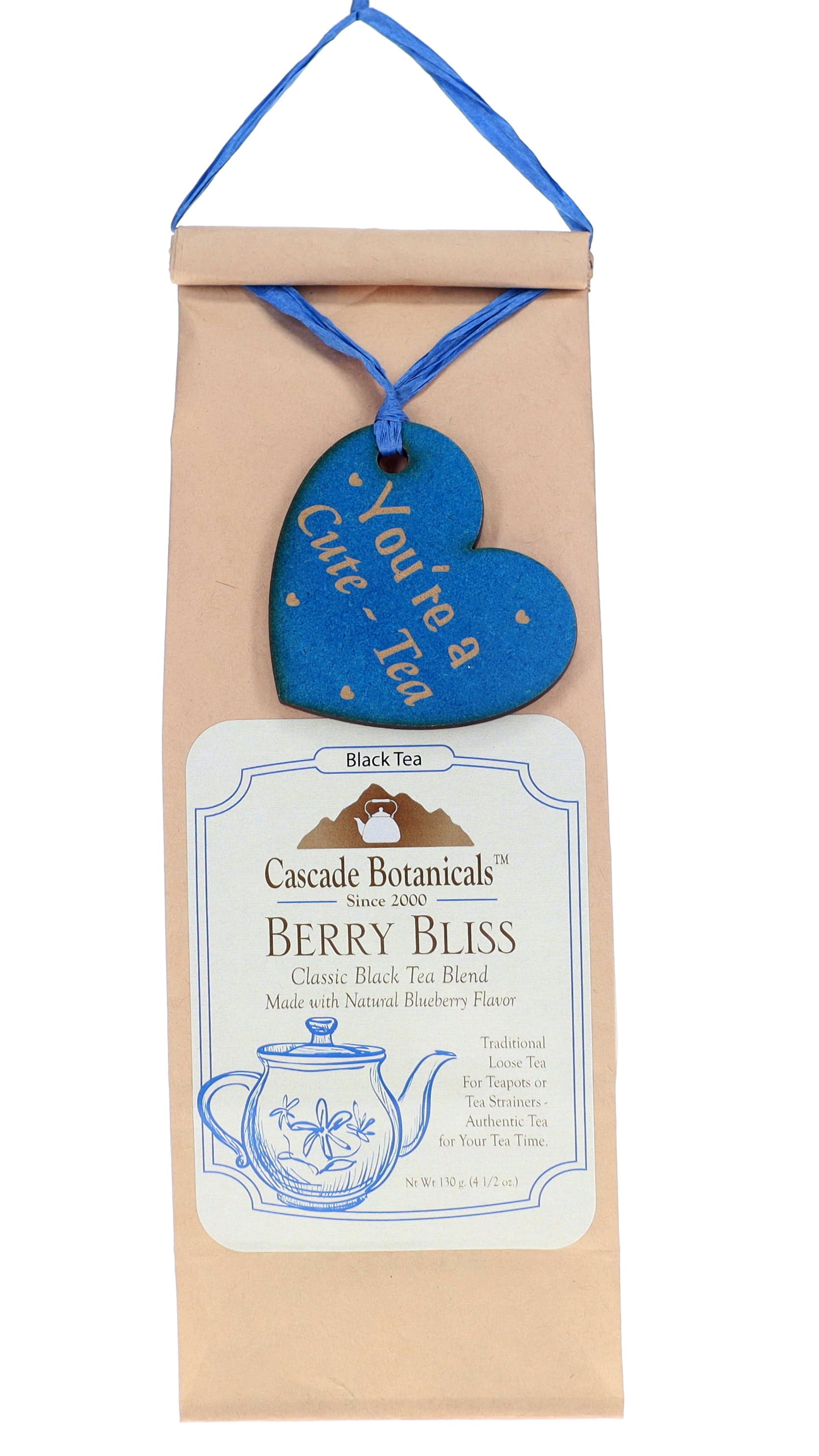 Valentine's Day💖🌿, Tea with a Unique Wooden Heart Charm