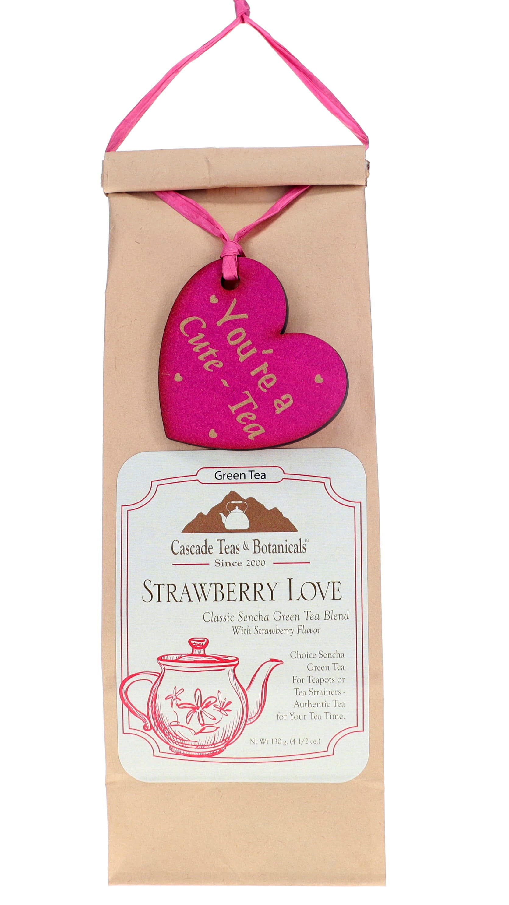 Green Tea Valentine's Day Collection with Wooden Heart Charm💖💕