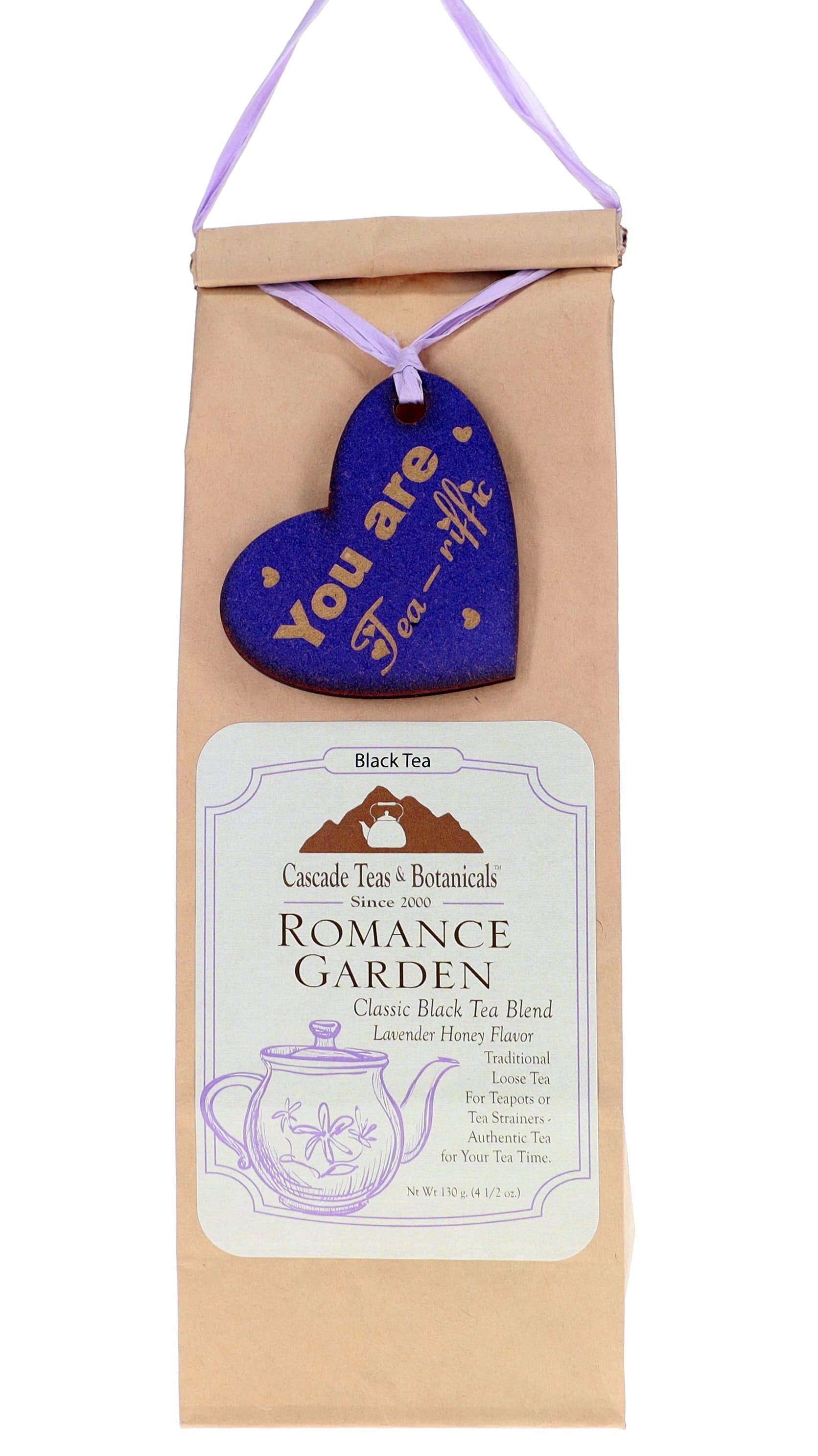 Valentine's Day💖🌿, Tea with a Unique Wooden Heart Charm