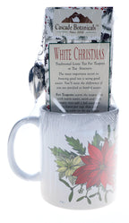 Christmas Tea in matching Tea Mug, Holiday Tea Gift