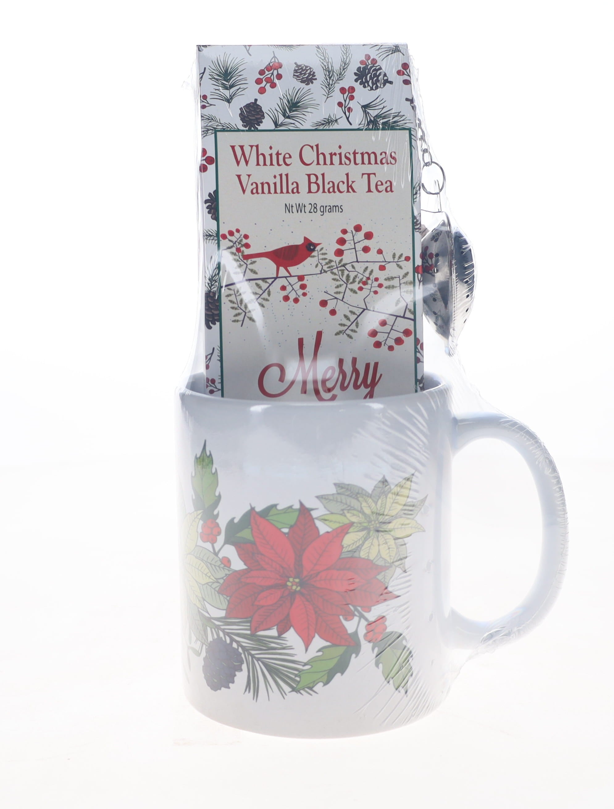 Christmas Tea in matching Tea Mug, Holiday Tea Gift